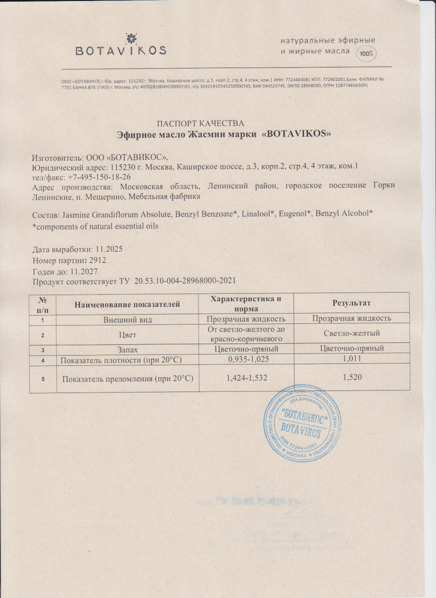 Паспорт №112025